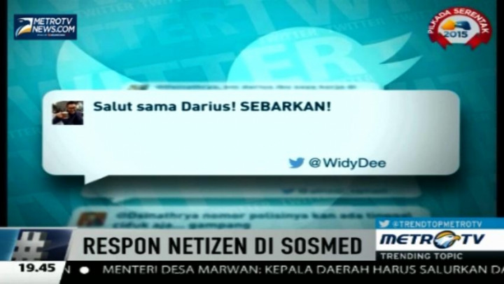 Aksi Darius Kejar Pelaku Tabrak Lari Diapresiasi Netizen