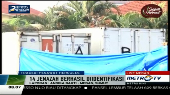 33 Korban Hercules Jatuh Diidentifikasi Hari Ini 