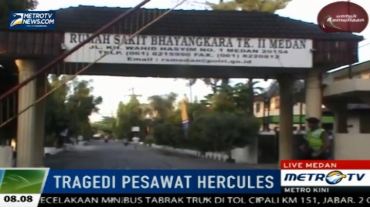Proses Identifikasi Jenazah Korban Pesawat Hercules Dilakukan di RS Bhayangkara