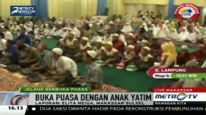  Komunitas Tionghoa Makassar Gelar Buka Puasa Bersama Anak Yatim 
