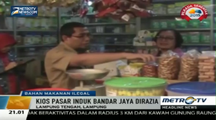 BPOM Lampung Razia Pasar Induk Bandar Jaya