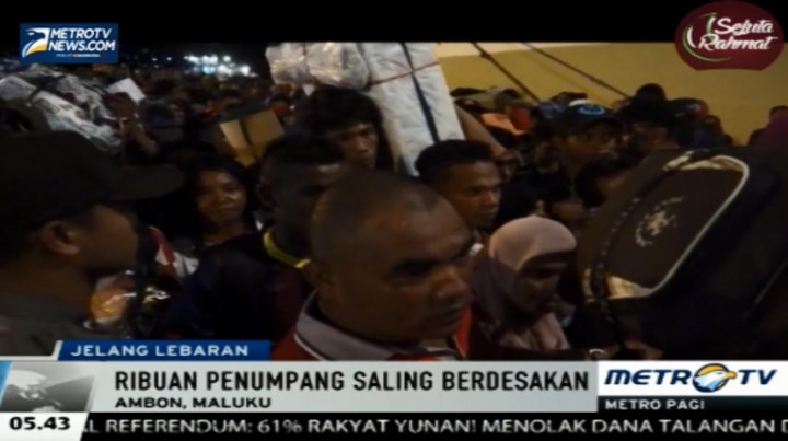 Ribuan Pemudik Tujuan Sejumlah Kota di Wilayah Timur Indonesia Berdesakan 