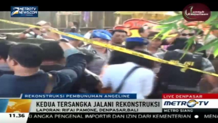 Tim Kuasa Hukum Margriet Hadiri Rekontruksi Kasus Angeline