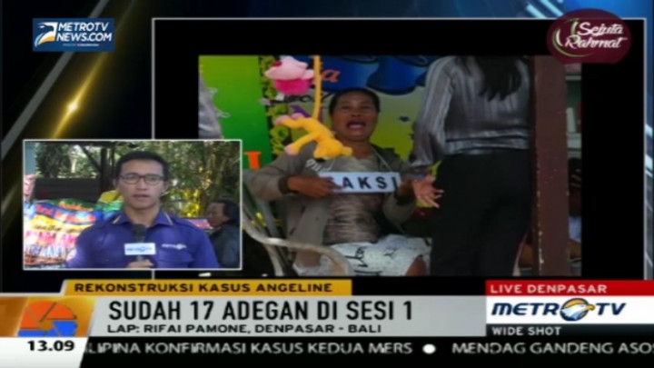 Sudah 17 Adegan Diperagakan di Rekonstruksi Pembunuhan Angeline