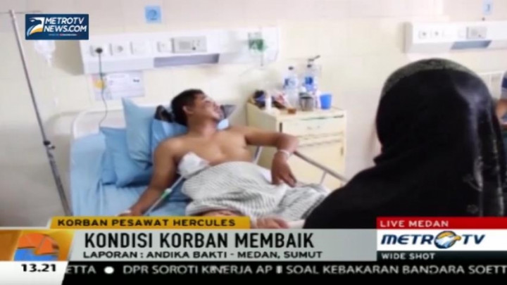 Kondisi Korban Selamat Hercules Berangsur Membaik