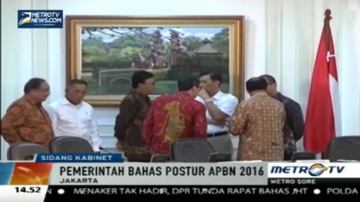 Sidang Kabinet Paripurna Bahas Postur RAPBN 2016