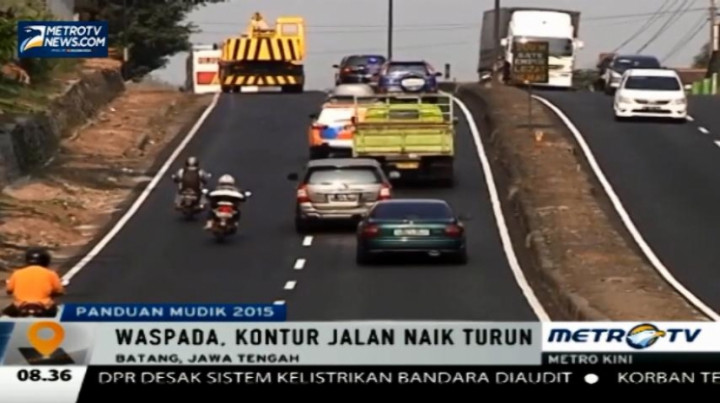  Waspadai Kontur Jalan Pantura di Batang 