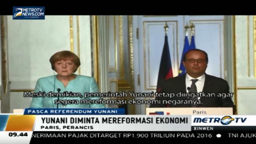 Uni Eropa Hormati Keputusan Yunani Tolak <i>Bailout</i>