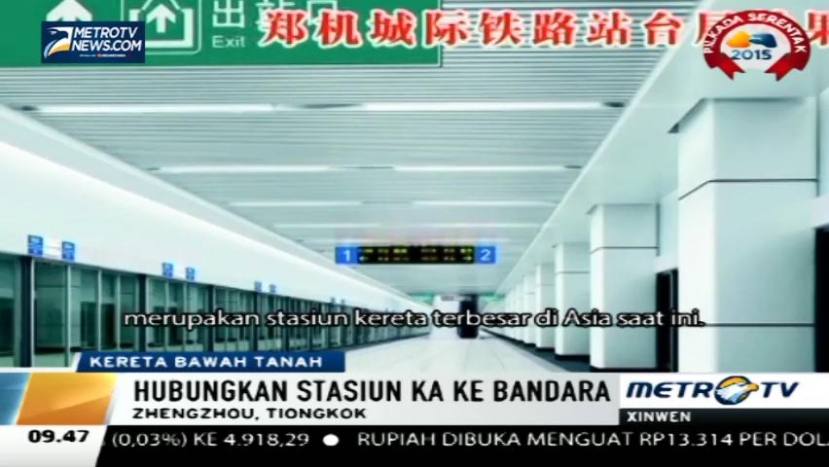 Stasiun Kereta Terbesar di Asia Dibuka November Tahun Ini