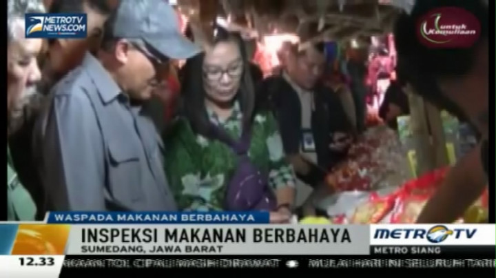 Sidak Pasar Tradisional, BPOM Temukan Makanan Berbahaya