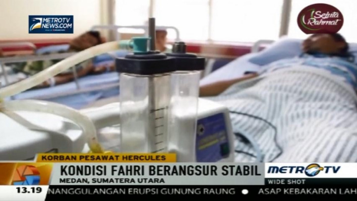 Korban Selamat Hercules Jalani Pemeriksaan Kesehatan