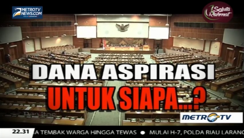 Realitas: Dana Aspirasi untuk Siapa? (1)
