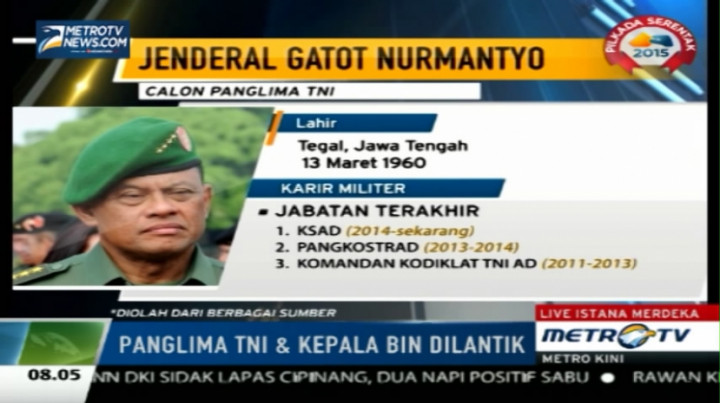 Ini Rekam Jejak Gatot Nurmantyo dan Sutiyoso 