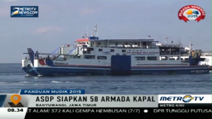  Sambut Arus Mudik, ASDP Ketapang Siapkan 58 Armada Kapal 