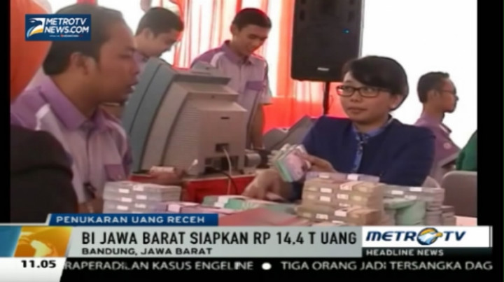 Layani Penukaran Uang, BI Jabar Siapkan Rp14,4 Triliun   