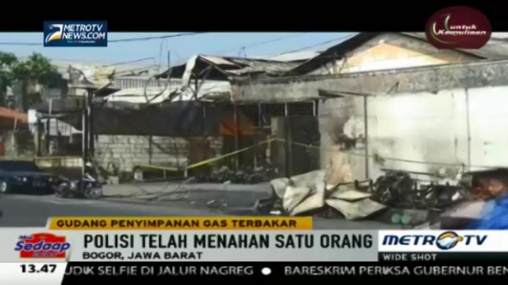 Gudang Penyimpanan LPG di Cibinong yang Terbakar Diduga Ilegal