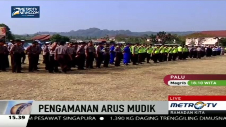 1350 Personel Siap Amankan Arus Mudik di Cirebon