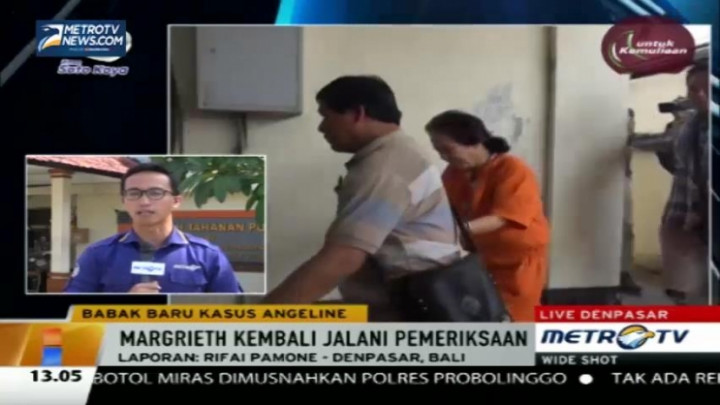 Margriet Kembali Jalani Tes Kejiwaan di Polda Bali 