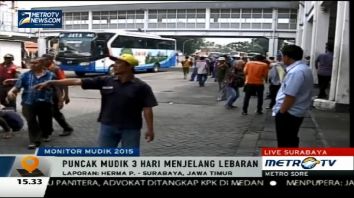 Puncak Arus Mudik di Terminal Purabaya Diprediksi H-3