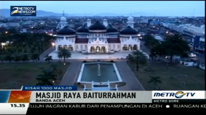 Masjid Raya Baiturrahman Aceh Dirancang Arsitek Belanda