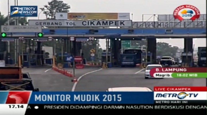 Arus Kendaraan di Tol Cikampek Masih Normal 