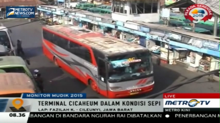 Jelang Lebaran, Terminal Cicaheum Masih Sepi Pemudik
