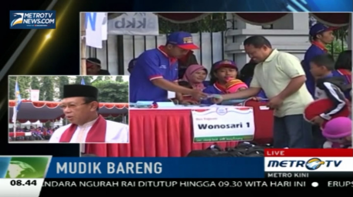 831 Pemudik Ikuti Mudik Gratis Bareng BKKBN 