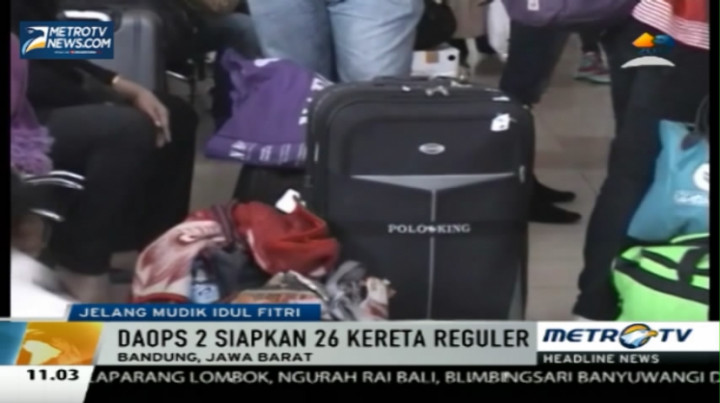 Sambut Mudik, PT KAI Daop 2 Bandung Siapkan 26 Kereta