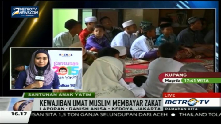 Metro TV dan Baznas Santuni Ratusan Anak Yatim