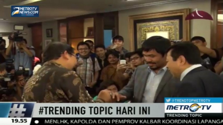 Manny Pacquiao Diberi Oleh-oleh Batu Akik