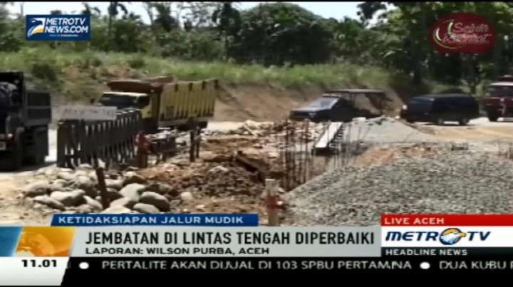 Jalur Menuju Aceh Tengah Masih Diperbaiki
