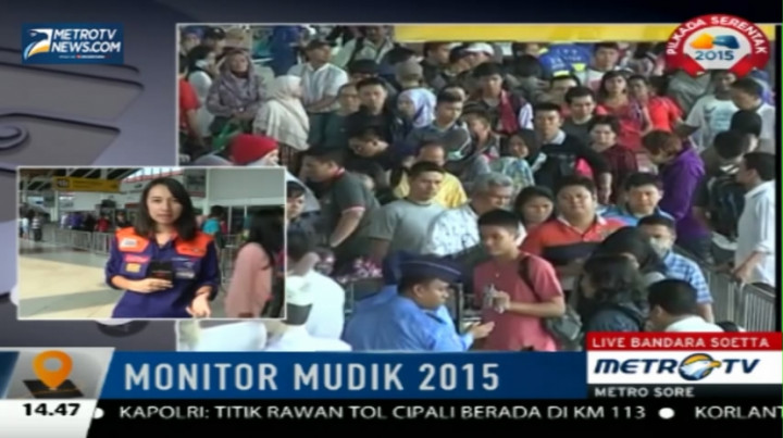 Puncak Arus Mudik di Bandara Soetta Diprediksi H-4 Lebaran