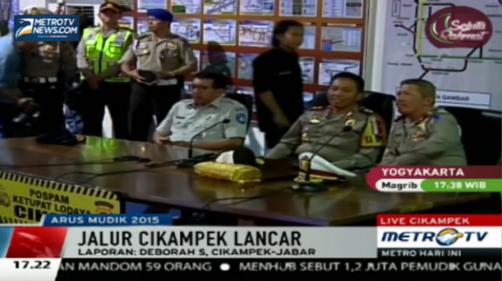 Kapolda Jabar dan Kakorlantas Pantau Arus Mudik di Sejumlah Pos 