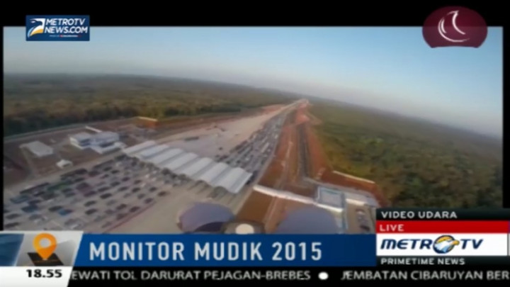 Video Udara Kondisi Gerbang Tol Cipali