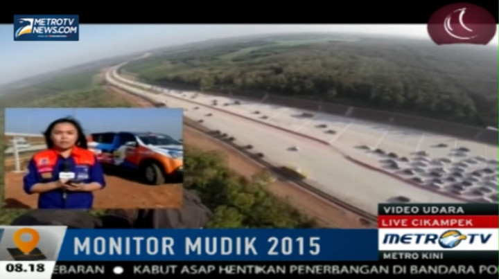 H-4 Lebaran, Tol Cikampek Terpantau Lancar