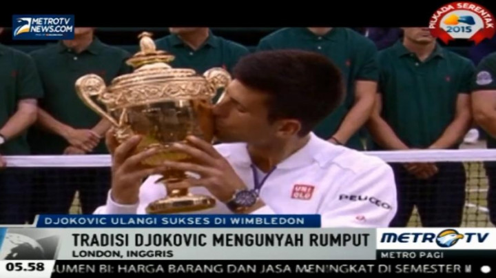 Djokovic Juara Turnamen Tenis Wimbledon Ketiga Kalinya