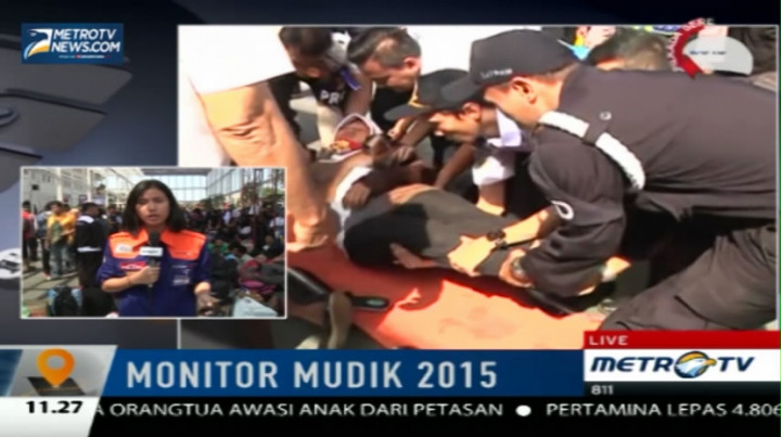  Kelelahan, Seorang Pemudik Pingsan di Stasiun Pasar Senen 