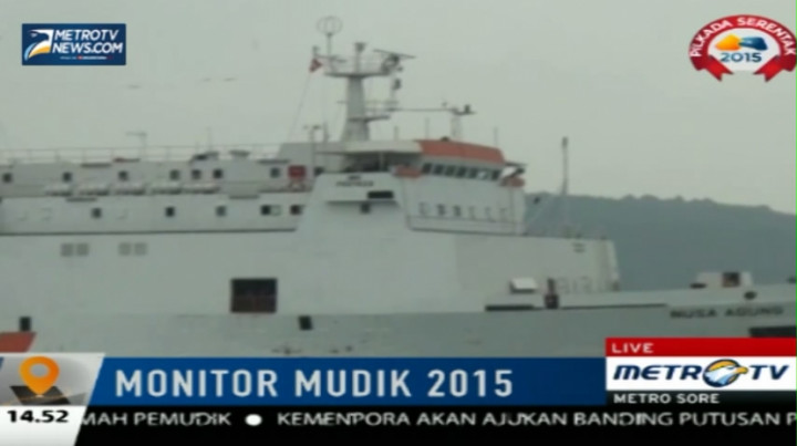 78 Ribu Pemudik Berangkat dari Pelabuhan Bakauheni