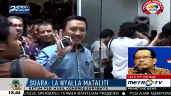 La Nyalla Mattalitti Ajak Menpora Damai