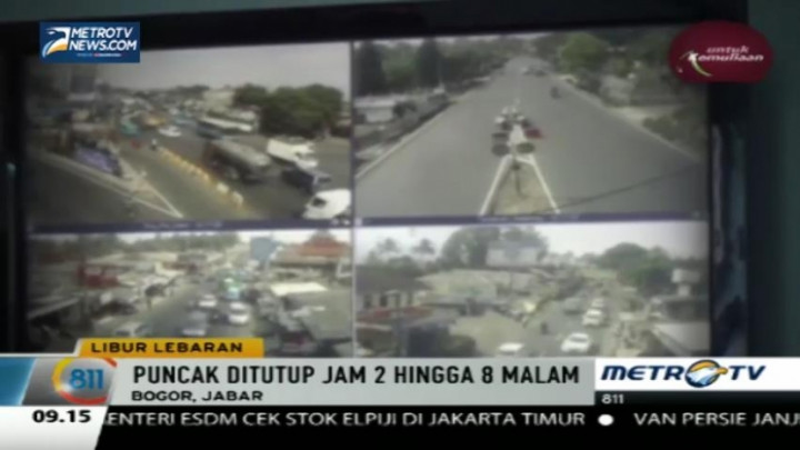 Lebaran, Jalur Puncak Bakal Ditutup 7 Jam