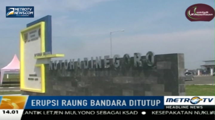 Erupsi Raung, Aktivitas Penerbangan di Bandara Notohadinegoro Lumpuh