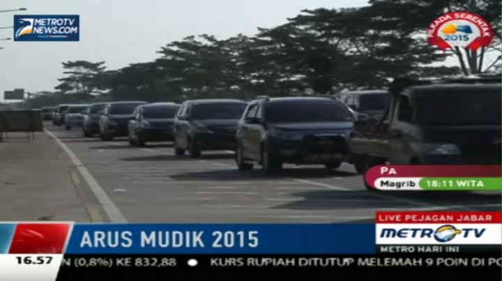 H-2 Lebaran, Lalin di Pejagan Ramai Lancar