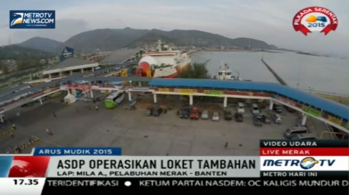 H-2 Lebaran, Jumlah Pemudik di Merak Meningkat 62 Persen