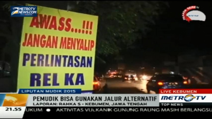 Pantauan Mudik di 4 Titik Malam Ini