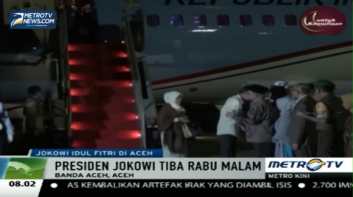 Jokowi akan Rayakan Idul Fitri di Aceh