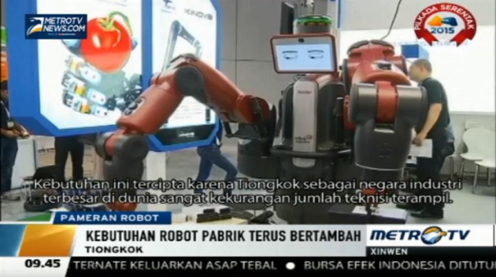 Pameran Robot Terbesar di Tiongkok