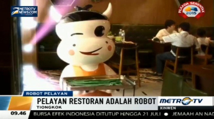 Makan di Restoran Ini, Anda akan Dilayani oleh Robot