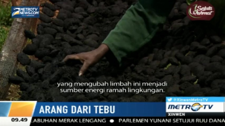 Arang dari Ampas Tebu, Arang yang Ramah Lingkungan