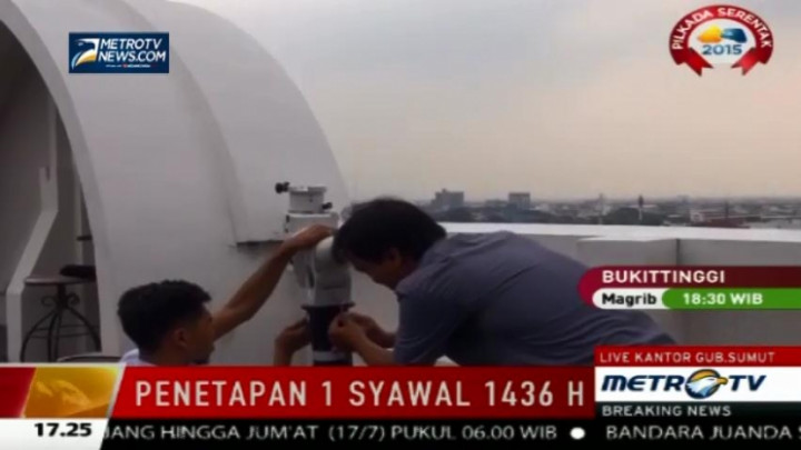 Persiapan Pemantauan Hilal di Medan