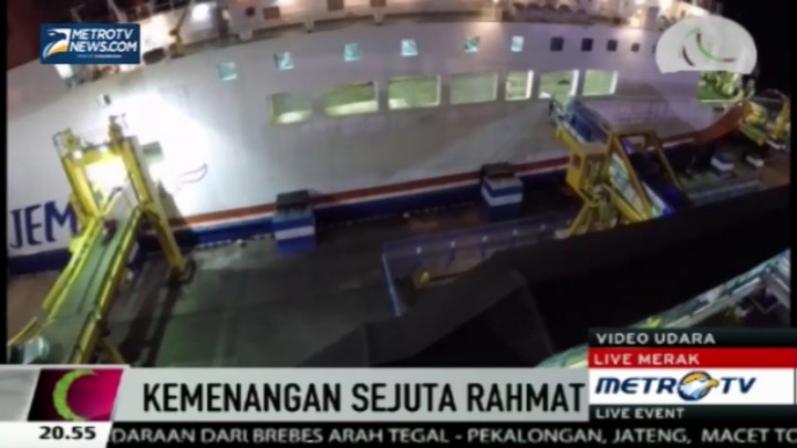 Malam Takbiran, Pelabuhan Merak Lengang